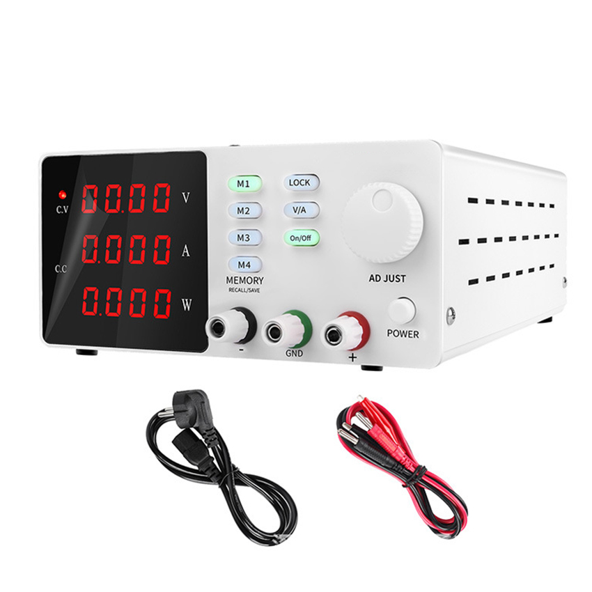 High Precision Adjustable Lab Power Supply 120V 3A - Fuente de alimentación regulada programable de